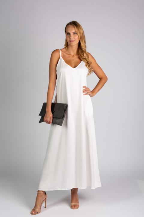 Letní maxi šaty Yasmine, bílé