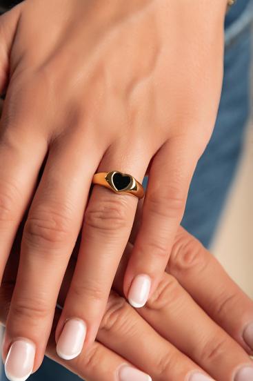 Elegantní prsten, ART2107, zlatá barva