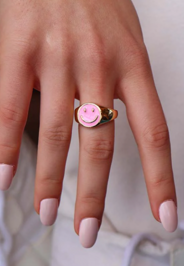 Prsten, ART438, růžový