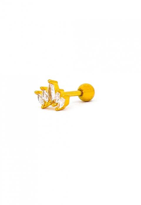 Elegantní mini náušnice zlaté barvy
