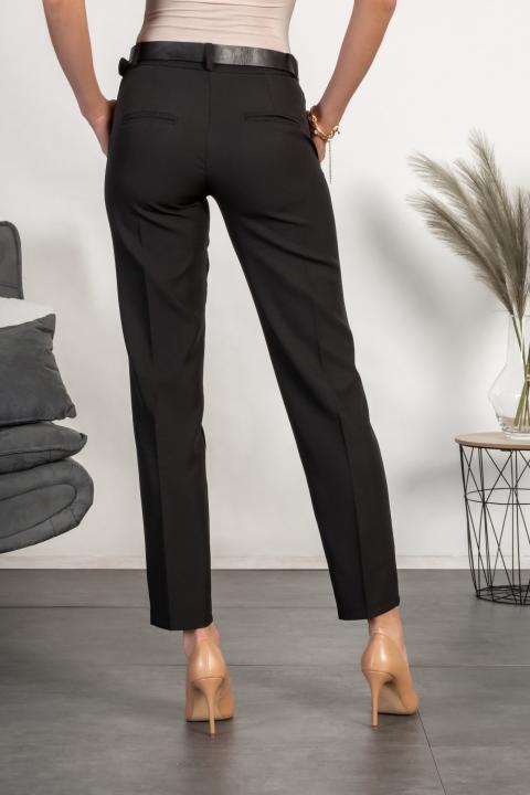 Elegantní dlouhé kalhoty Tordina, černé