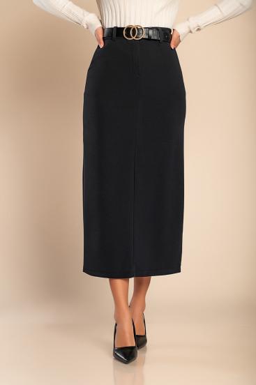 Elegantní midi sukně, černá