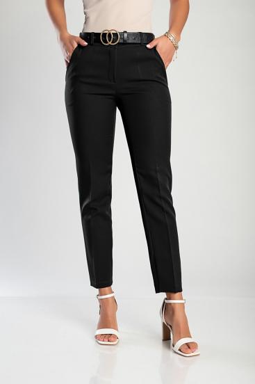 Elegantní dlouhé kalhoty, černé