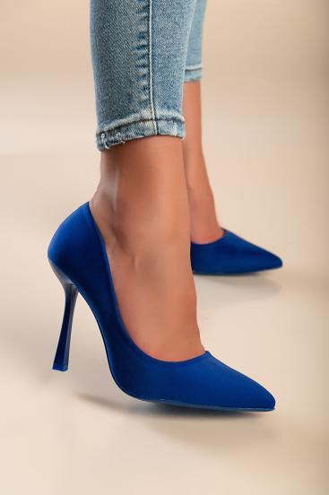 Boty na vysokém podpatku, modré