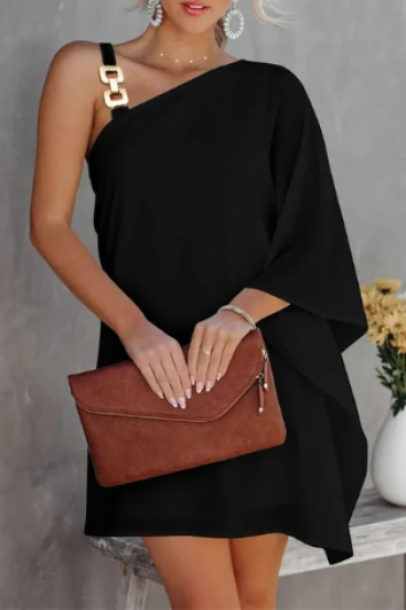 Elegantní mini šaty, černé