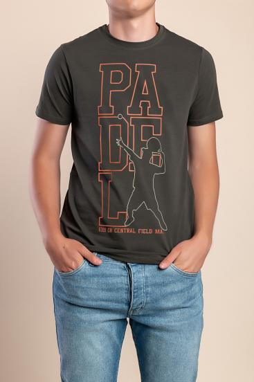 Pánské bavlněné tričko, olivové