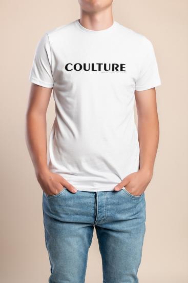 Pánské bavlněné tričko, bílé