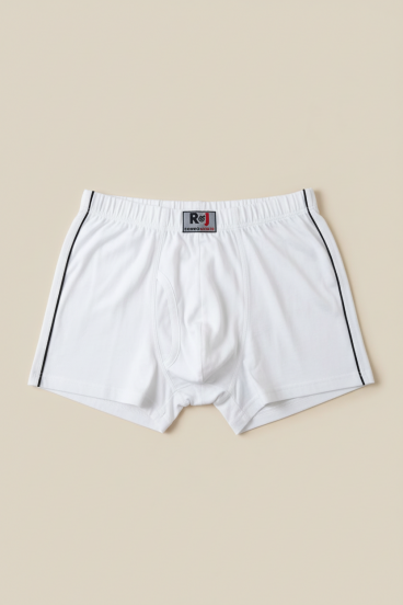 Pánské bavlněné boxerky, bílé