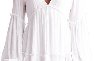 Letní mini šaty Monserat, bílé